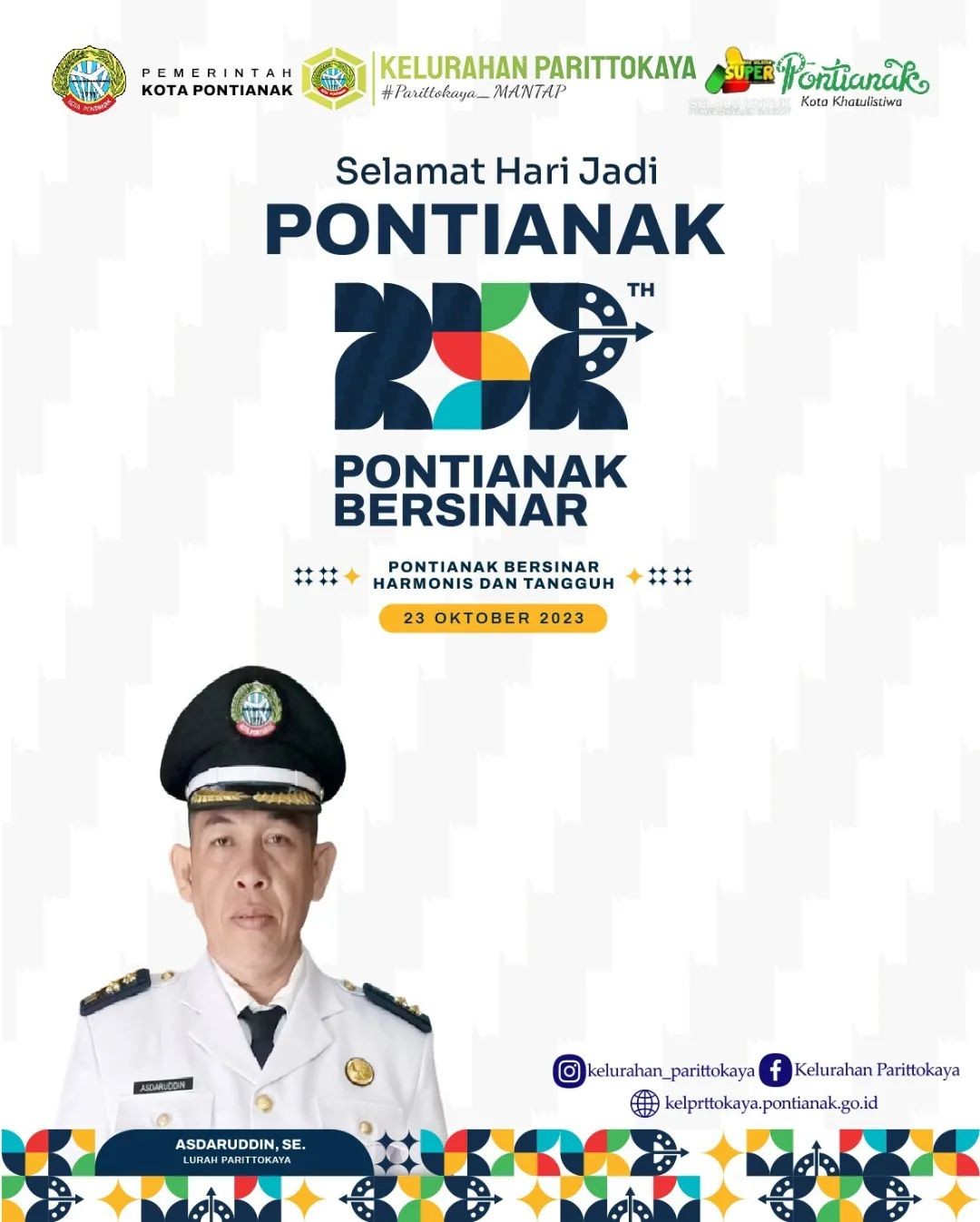 Selamat Hari Jadi Kota Pontianak Ke 252